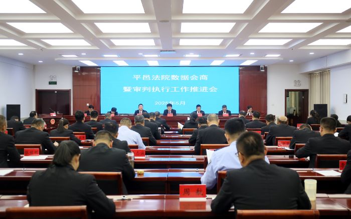 平邑法院召开数据会商暨审判执行工作推进会...